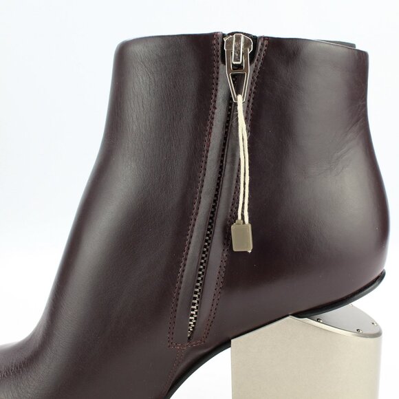 Rare Alexander Wang Gabi Leather Ankle Boots | Iconic Cut-Out Heel | Discontinue - Picture 10 of 16